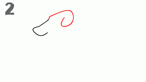 كيف ارسم كلب 3