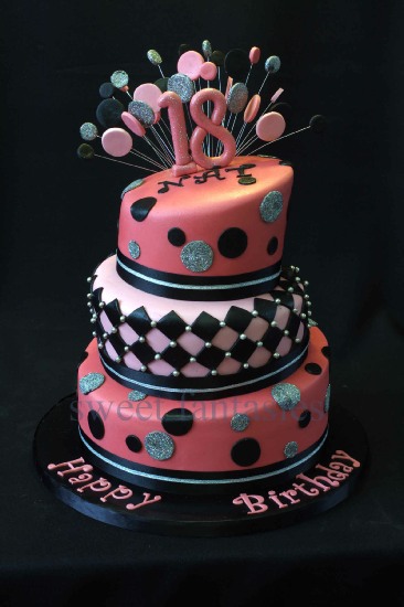 3-Tier-18th-Birthday-Cake-2