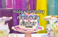 messages for sister birthday