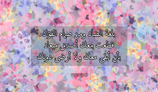 رسائل حب باللغة العربية