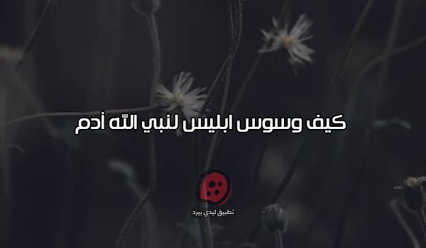 كيف وسوس ابليس لادم - ليدي بيرد